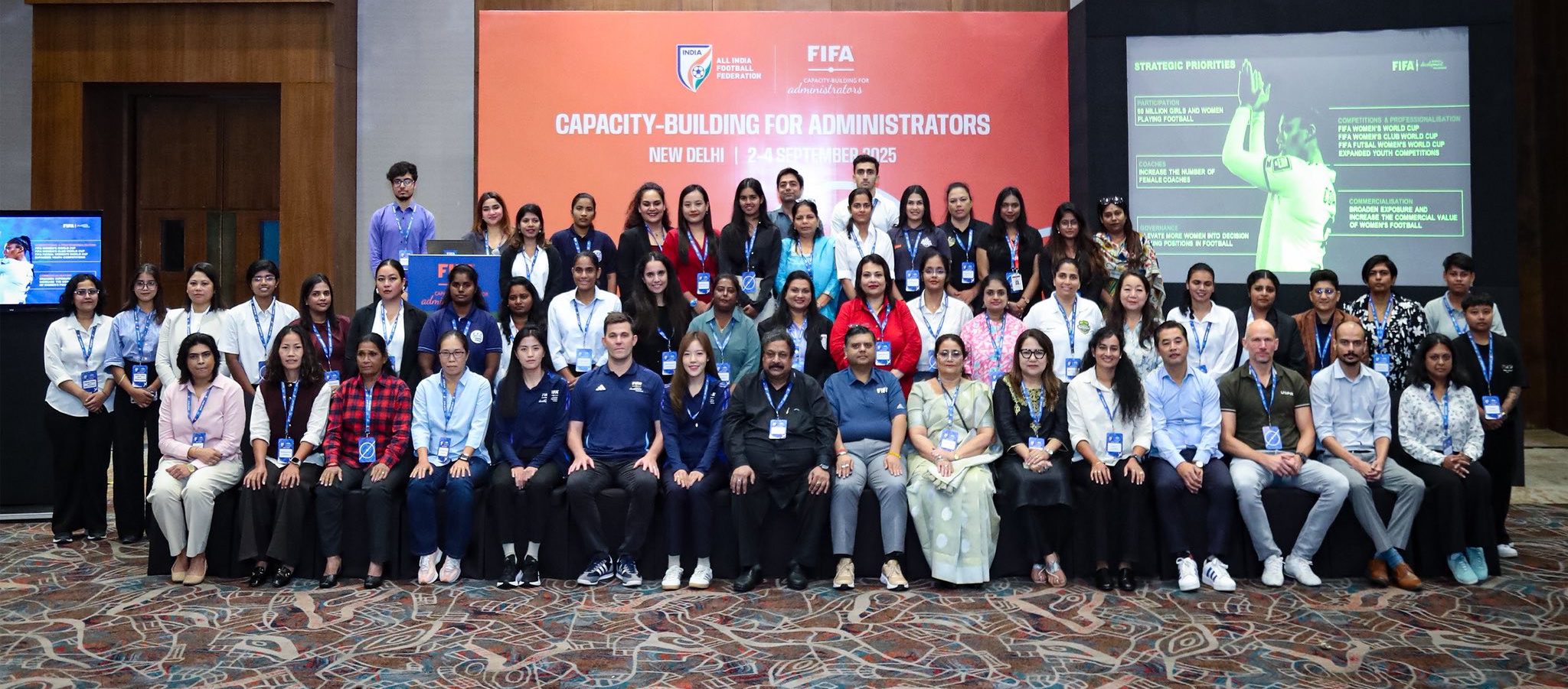 Maharashtra’s Mrs. Annie Paul attends FIFA Capacity Building Workshop for Women Administrators conducted by AIFF