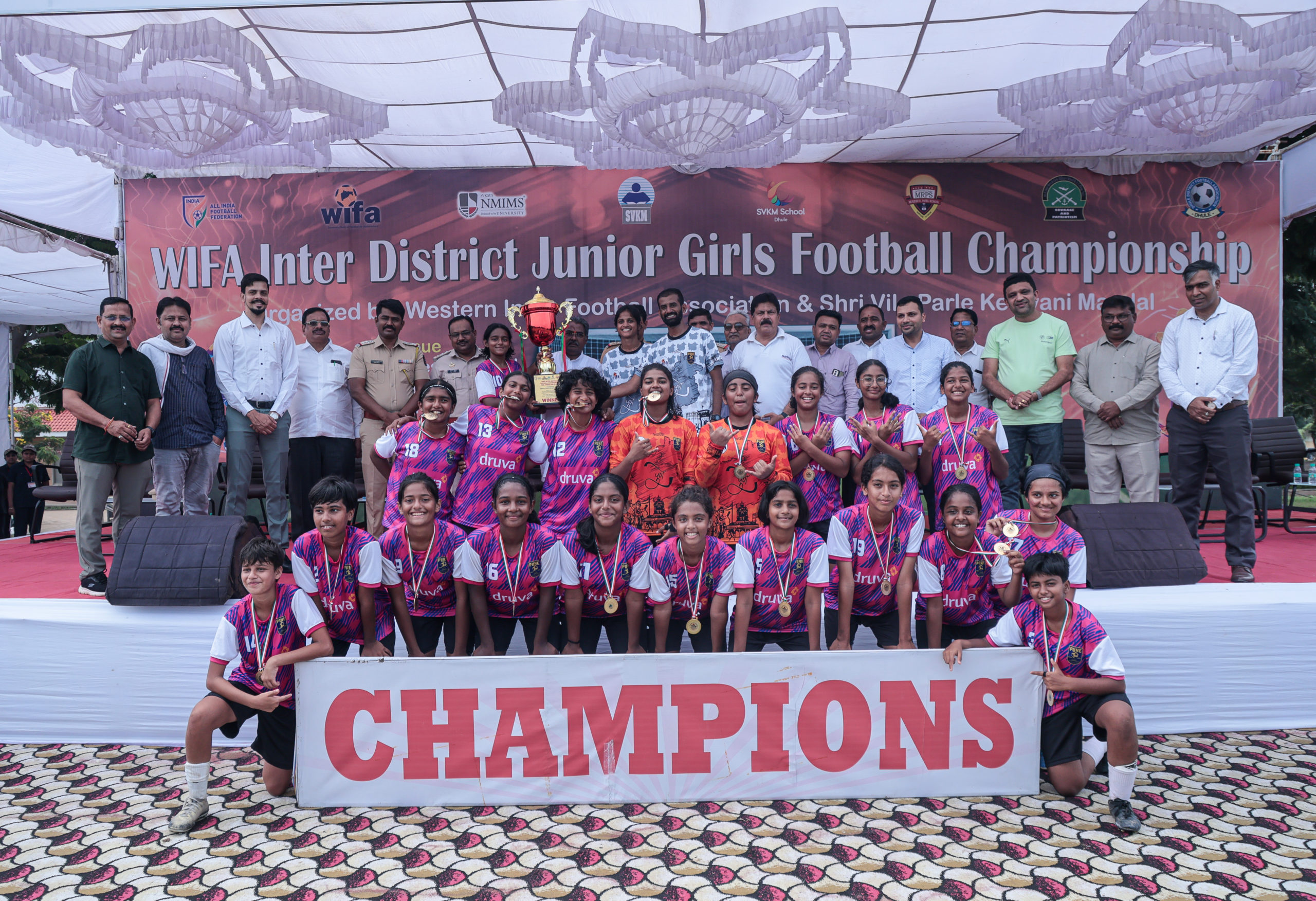 Back-to-Back Glory! Pune Crowned Champions of Junior Girls Inter District Championship 🏆